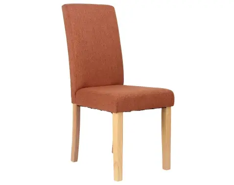Jedálenská stolička s prešitím Kiki, terracota látka%