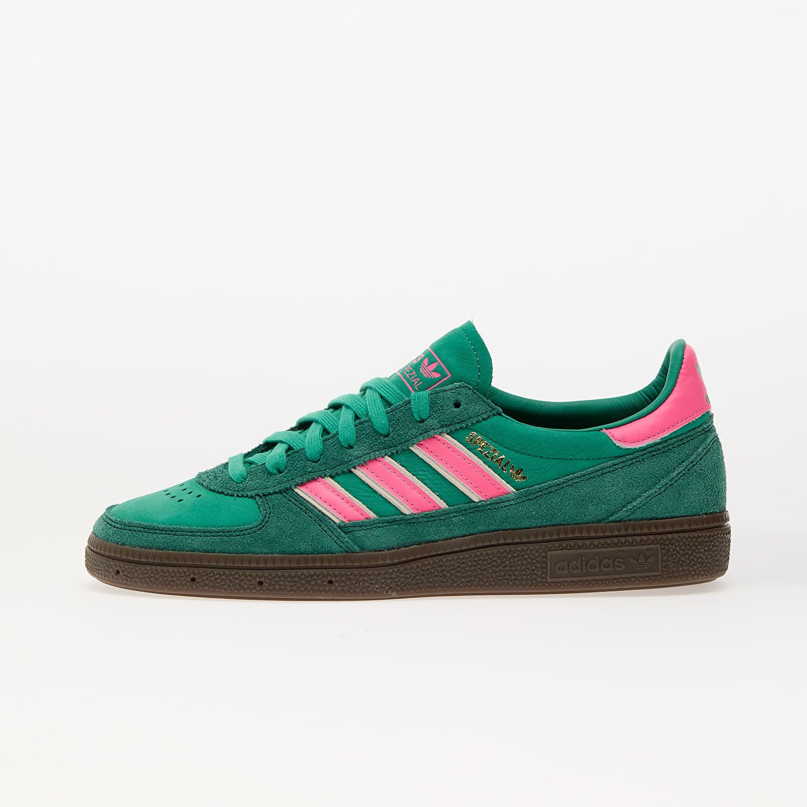 Tenisky adidas Handball Spezial Wm Court Green/ Lucid Pink/ Off White EUR 41 1/3
