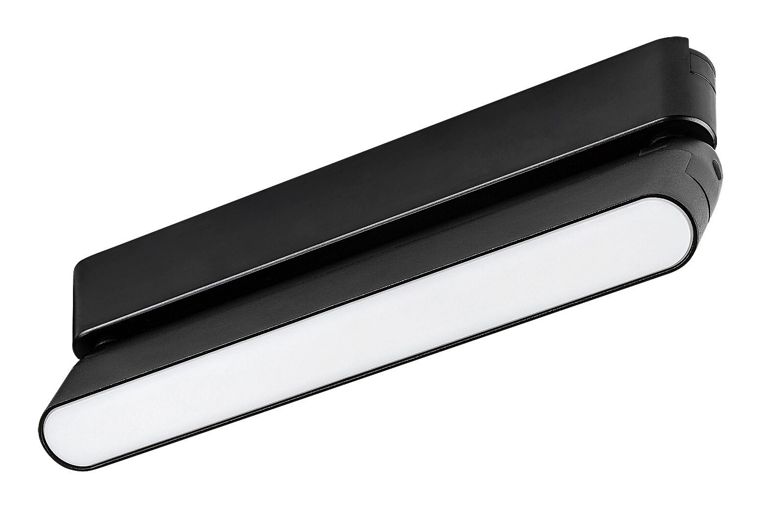 Rabalux Čierne lištové LED svietidlo 220mm LiTrack Line 1F 12W polohovateľné Farba svetla: Teplá biela 70106
