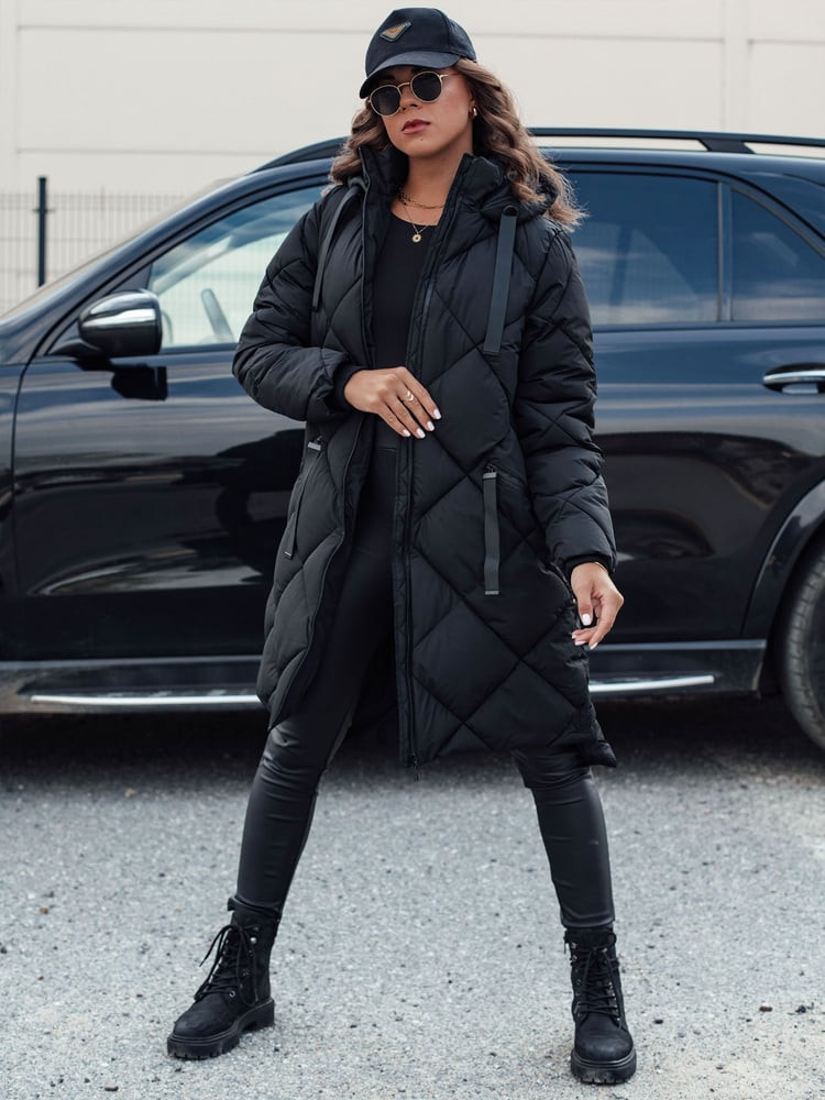 Kurtka damska oversize MELODY czarna Dstreet