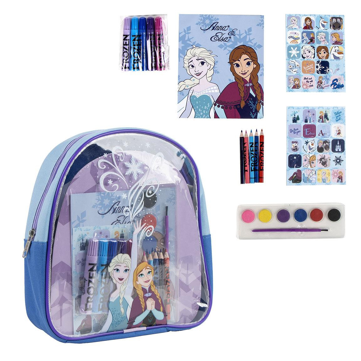 COLOREABLE BACKPACK FROZEN