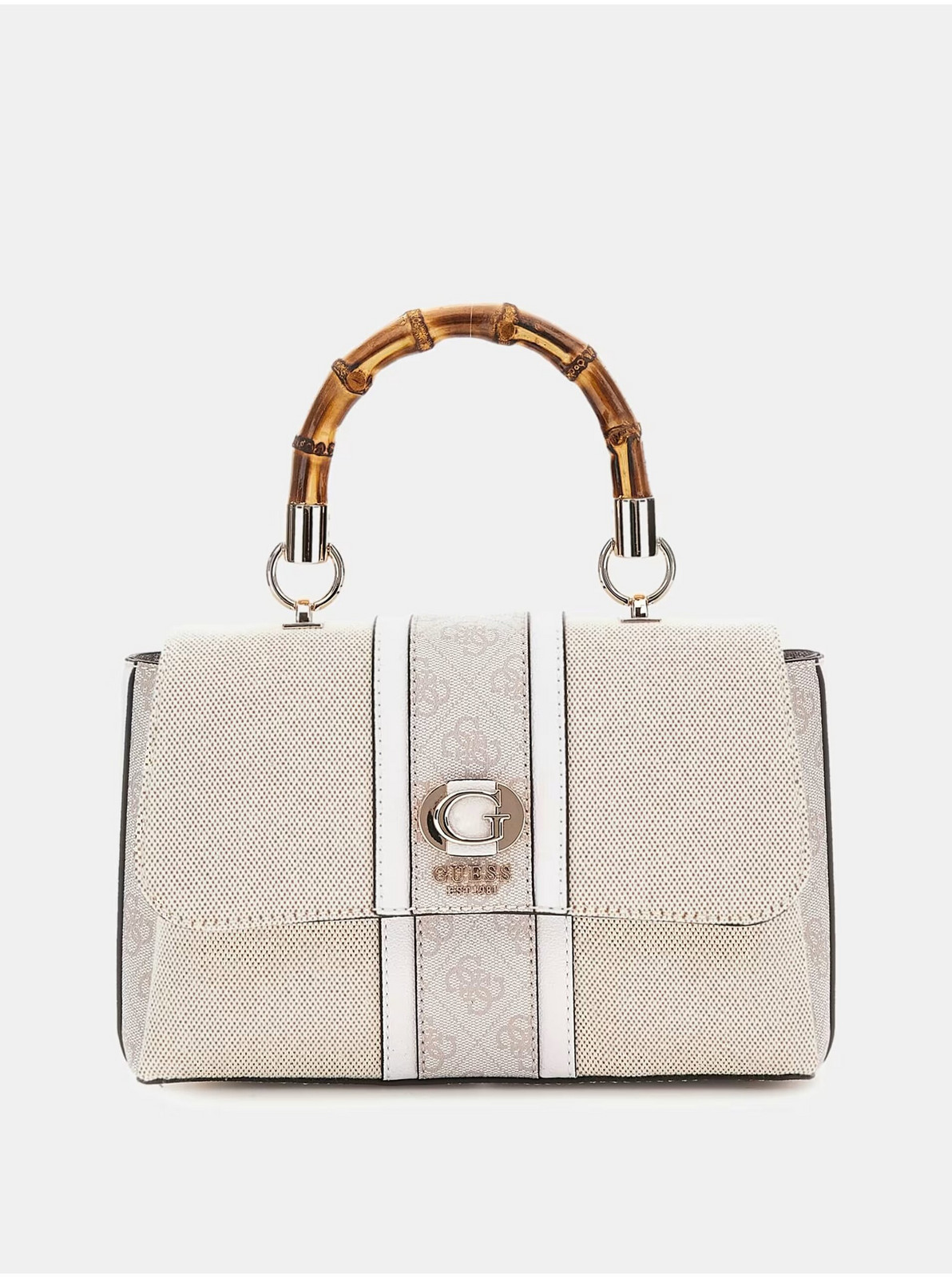 Cream women's handbag Guess - Women's