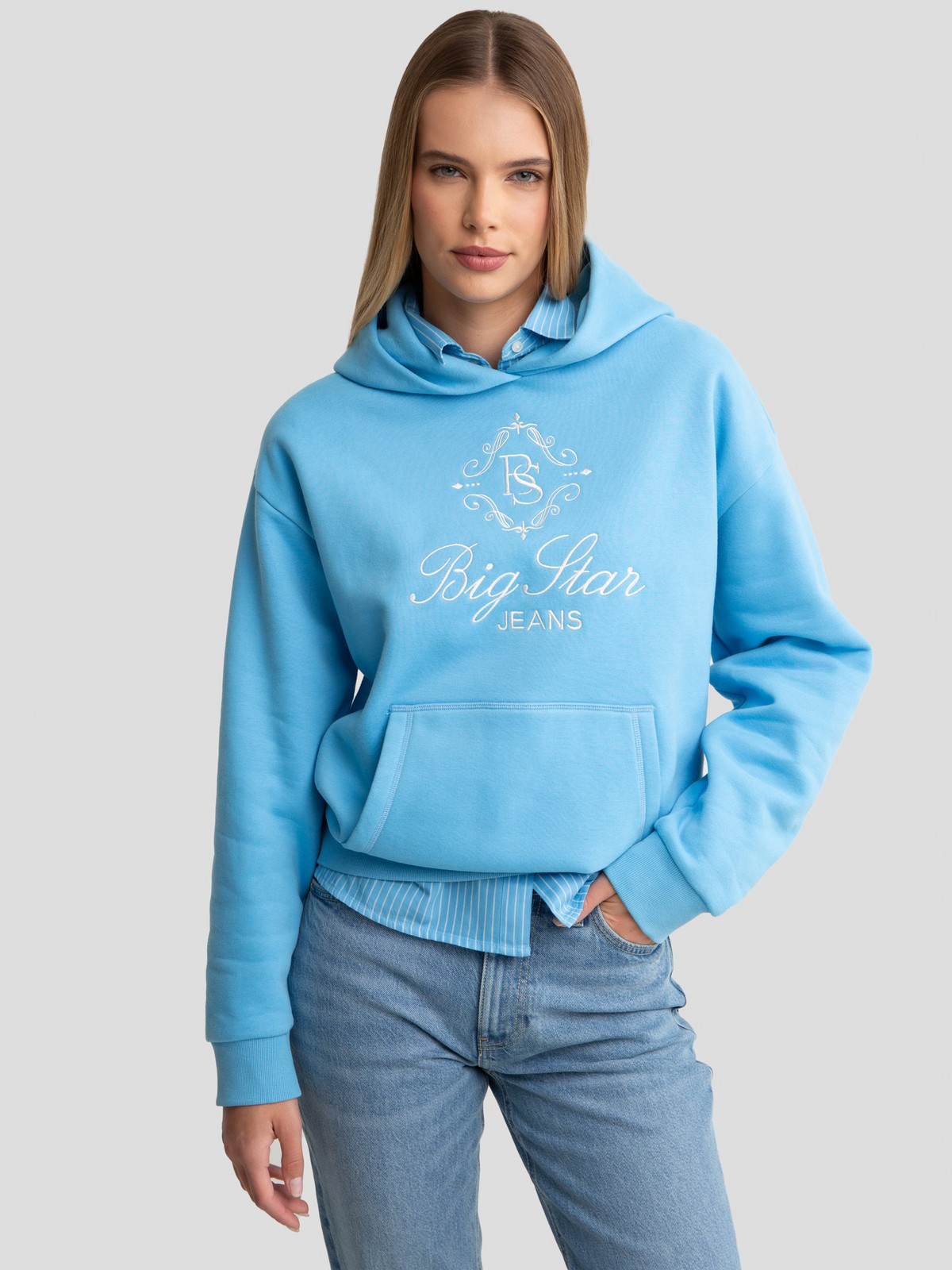 Big Star Woman's Hoodie 173238 401