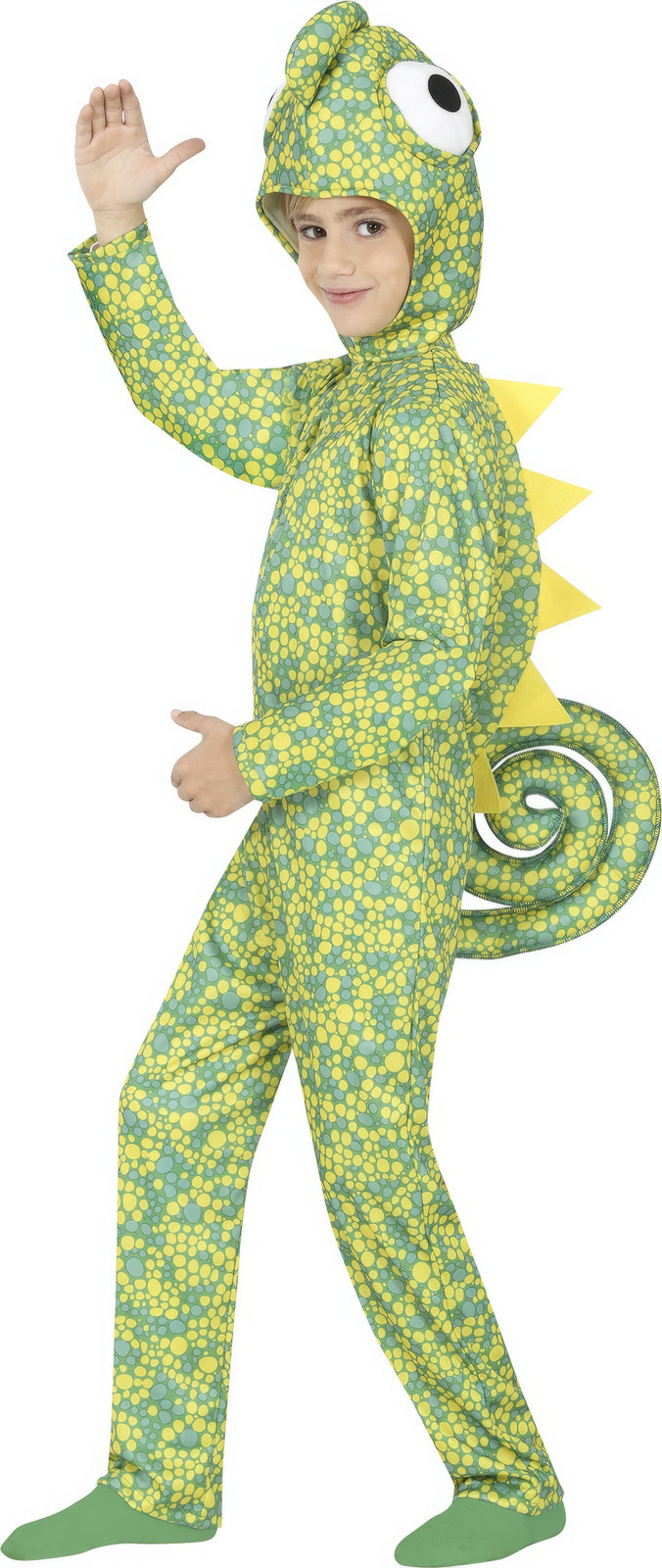 Guirca Detský kostým - Chameleón Veľkosť - deti: M: 115-123 cm