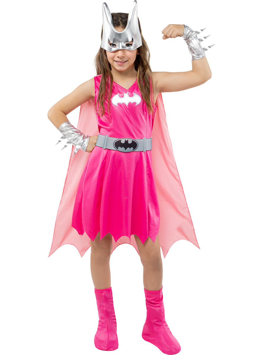 HeliumKing Dievčenský kostým ružový - Batgirl Veľkosť - deti: XL: 135 - 152 cm