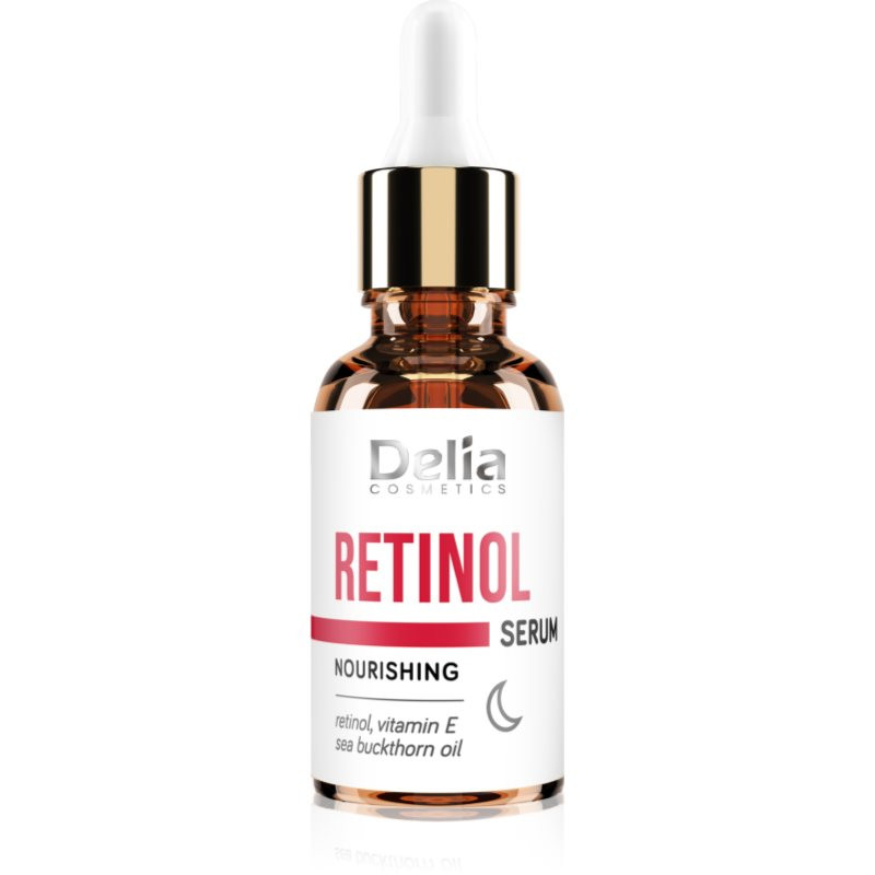 Delia Cosmetics Authentic Beauty Retinol vyživujúce nočné sérum proti vráskam s retinolom 30 ml