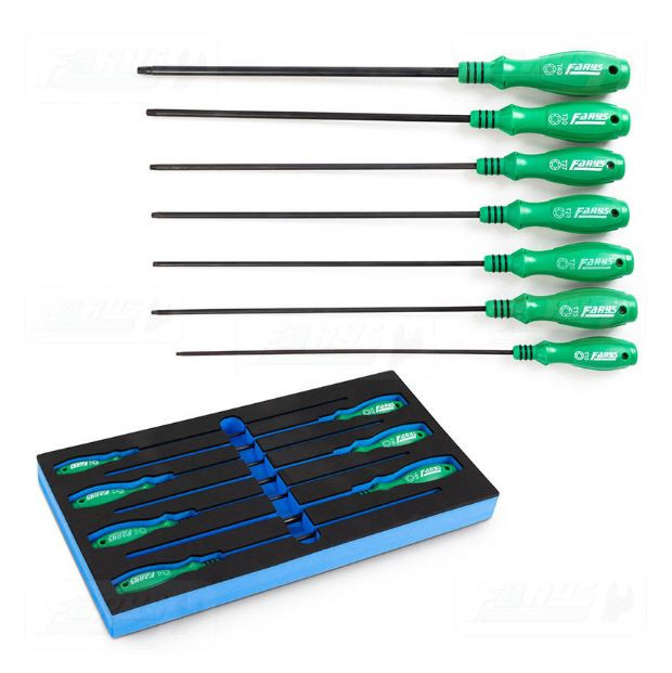 Farys Sada dlhých skrutkovačov TORX T10-T40 250mm FR1835