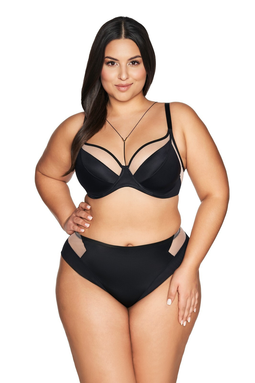 Mäkká podprsenka Ava 2136 Black Maxi černá 100F