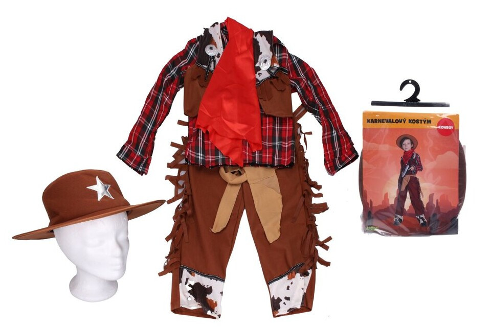 Kovbojská súprava M Cowboy 110-120cm