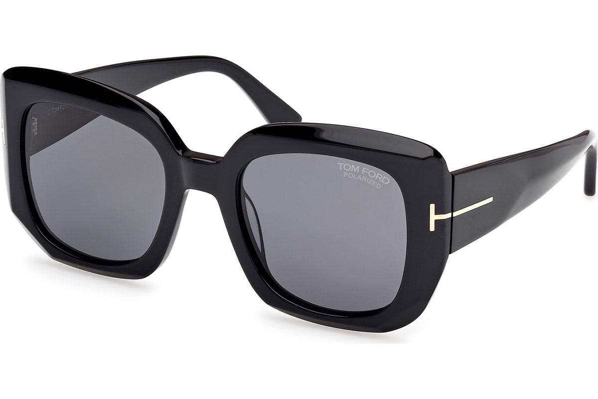 Tom Ford Carla-02 FT1220 01D Polarized - ONE SIZE (52)