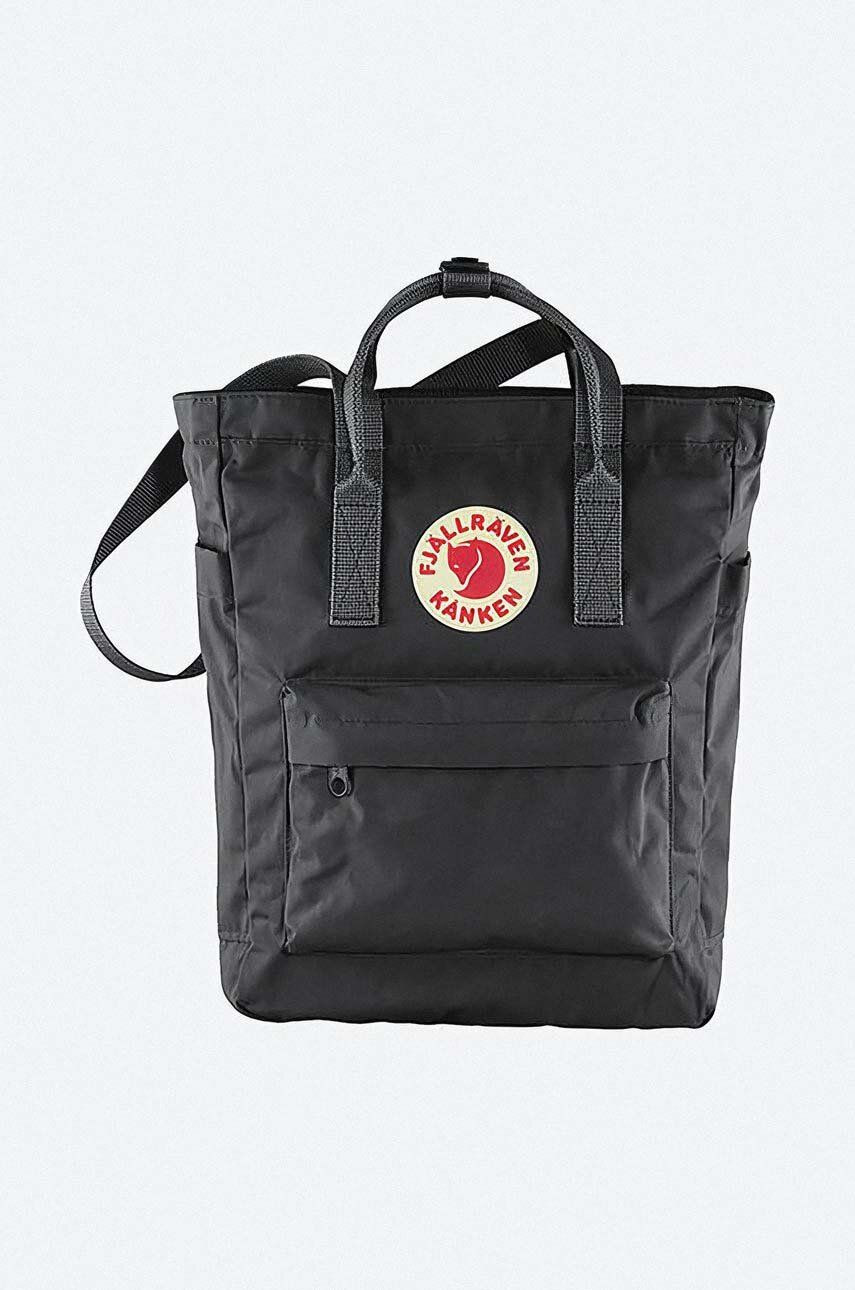 Taška Fjallraven Kanken Totepack F23710 550 čierna farba, F23710