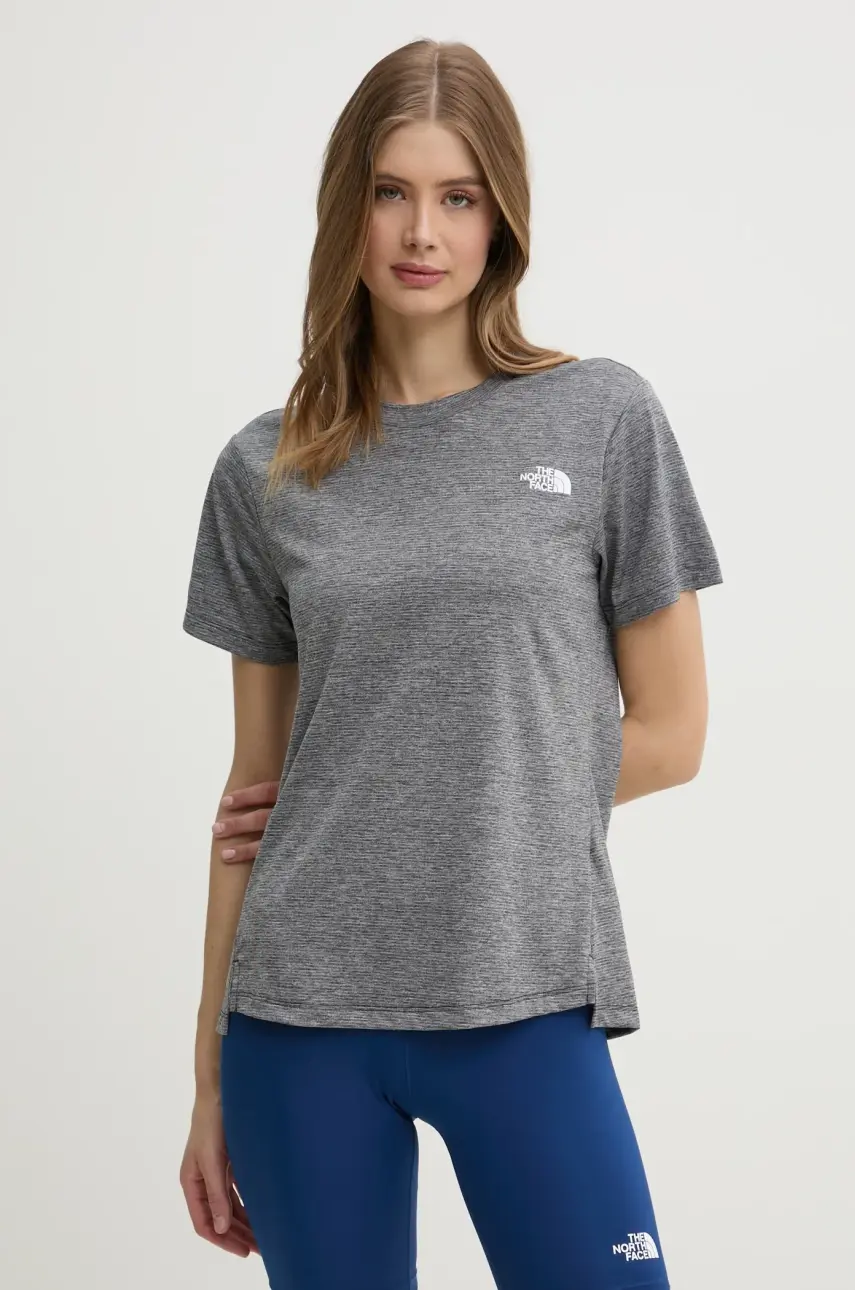 Športové tričko The North Face Flex šedá farba, NF0A8BRR5S51