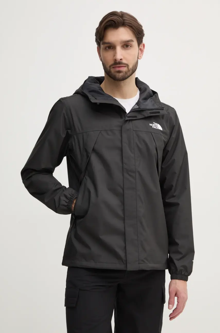 Turistická bunda The North Face Antora čierna farba, NF0A7QEY4H01