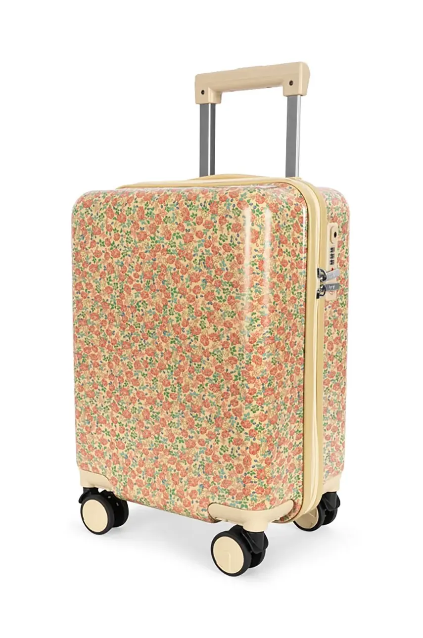 Detský kufrík Konges Sløjd TRAVEL SUITCASE KALUKA béžová farba, KS102941