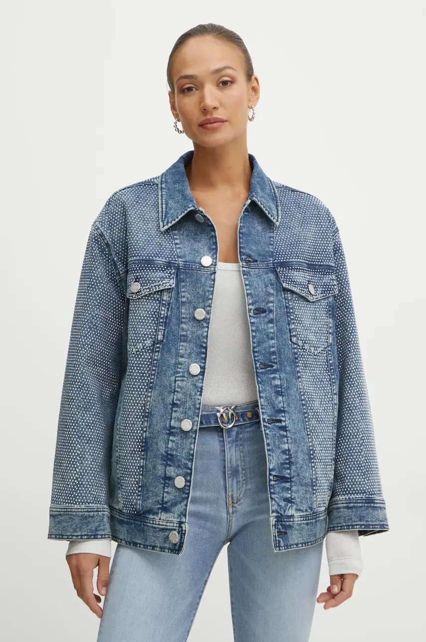 Bavlnená bunda Pinko prechodná, 104800 A2GI