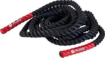 Pure2Improve P2I Battle Rope 1,5 palce × 12 m, černé