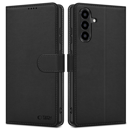 Tech-Protect Wallet knižkové puzdro na Samsung Galaxy A36 5G, čierne