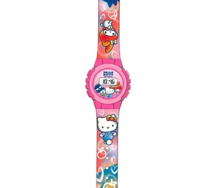 Digitálne hodinky s mačičkou Hello Kitty