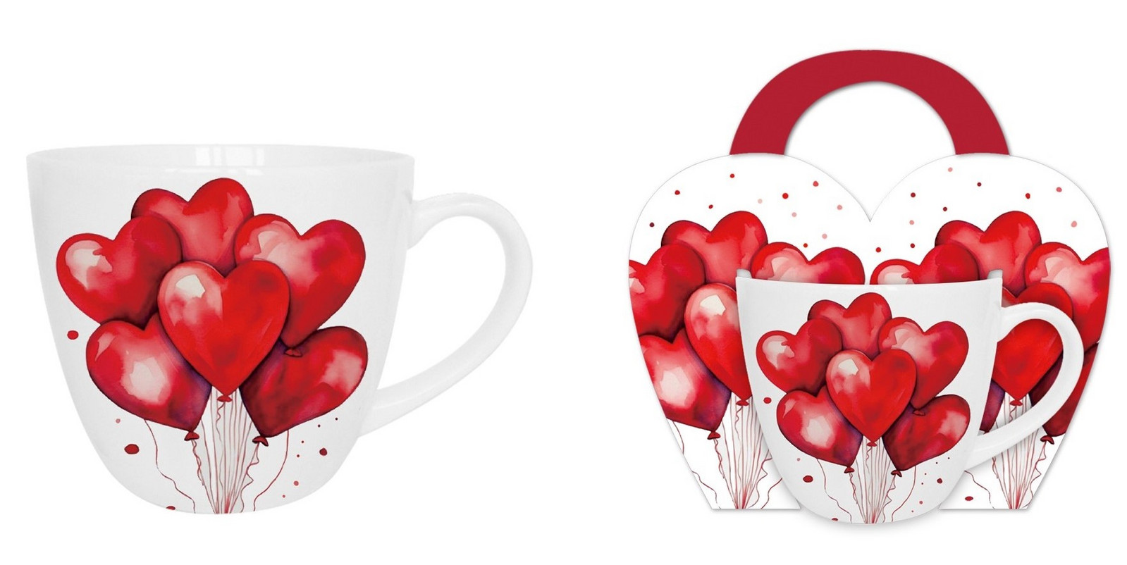 DUO - Hrnček 460ml BALLOONS 1