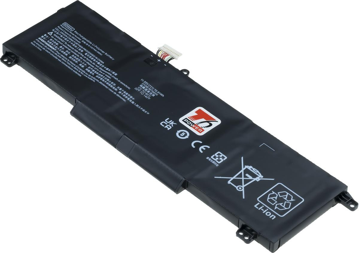 Batéria T6 Power HP Omen 15-en0000, Omen 15-ek0000, 6060mAh, 70Wh, 6cell, Li-poly