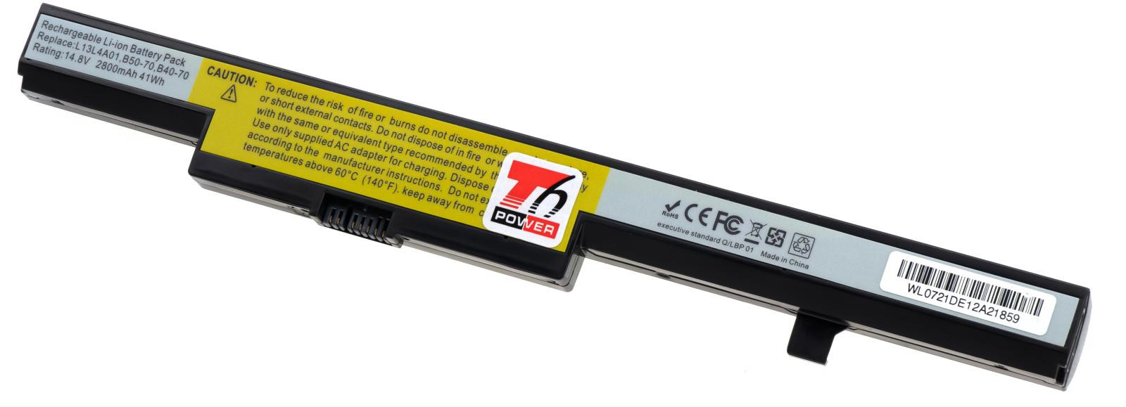 Batéria T6 Power Lenovo B40-30, B40-70, B50-30, N40-30, N50-30, N50-70, E50-80, 2600mAh, 38Wh, 4cell