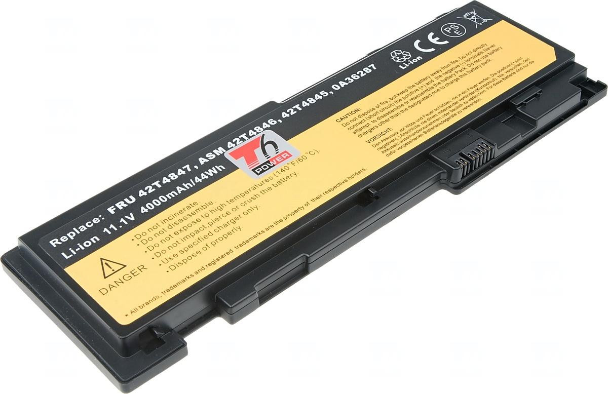 Batéria T6 Power Lenovo ThinkPad T420, ThinkPad T430, 4000mAh, 44Wh, 6cell