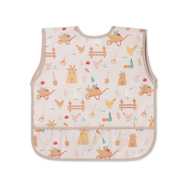 BABYONO Podbradník Farmer 34 x 33cm, 6m+