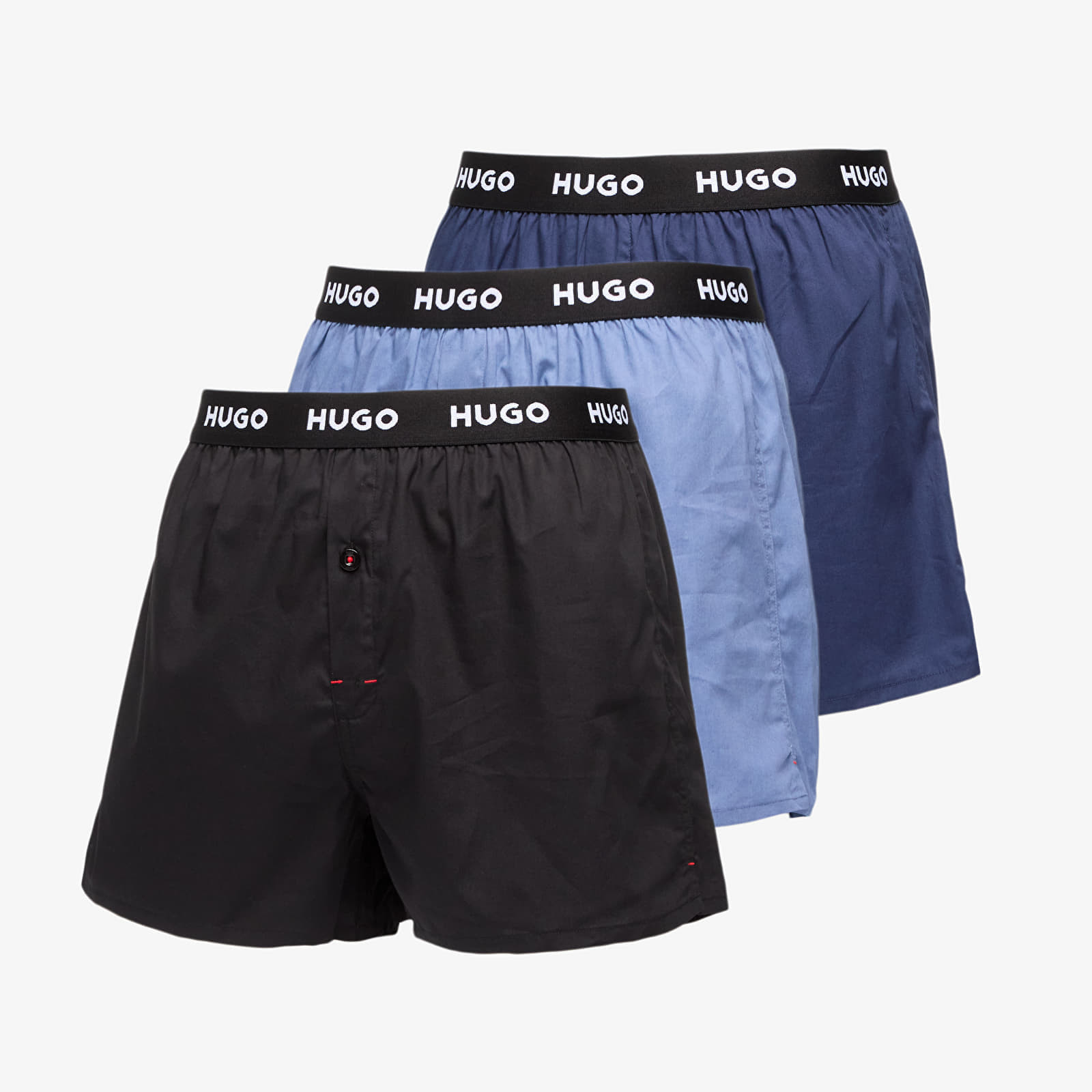 Hugo Boss Pure Cotton Woven Boxer 3-Pack Multicolor XL