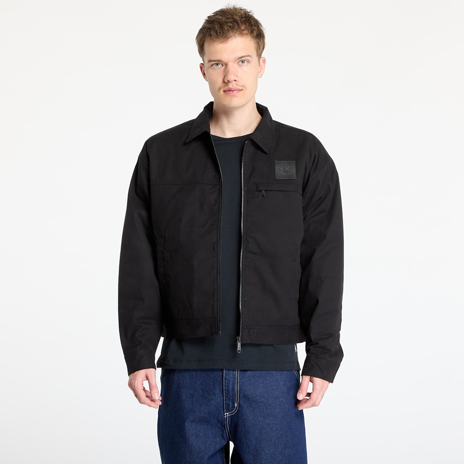 Bunda Calvin Klein Jeans Zip Jacket Black S