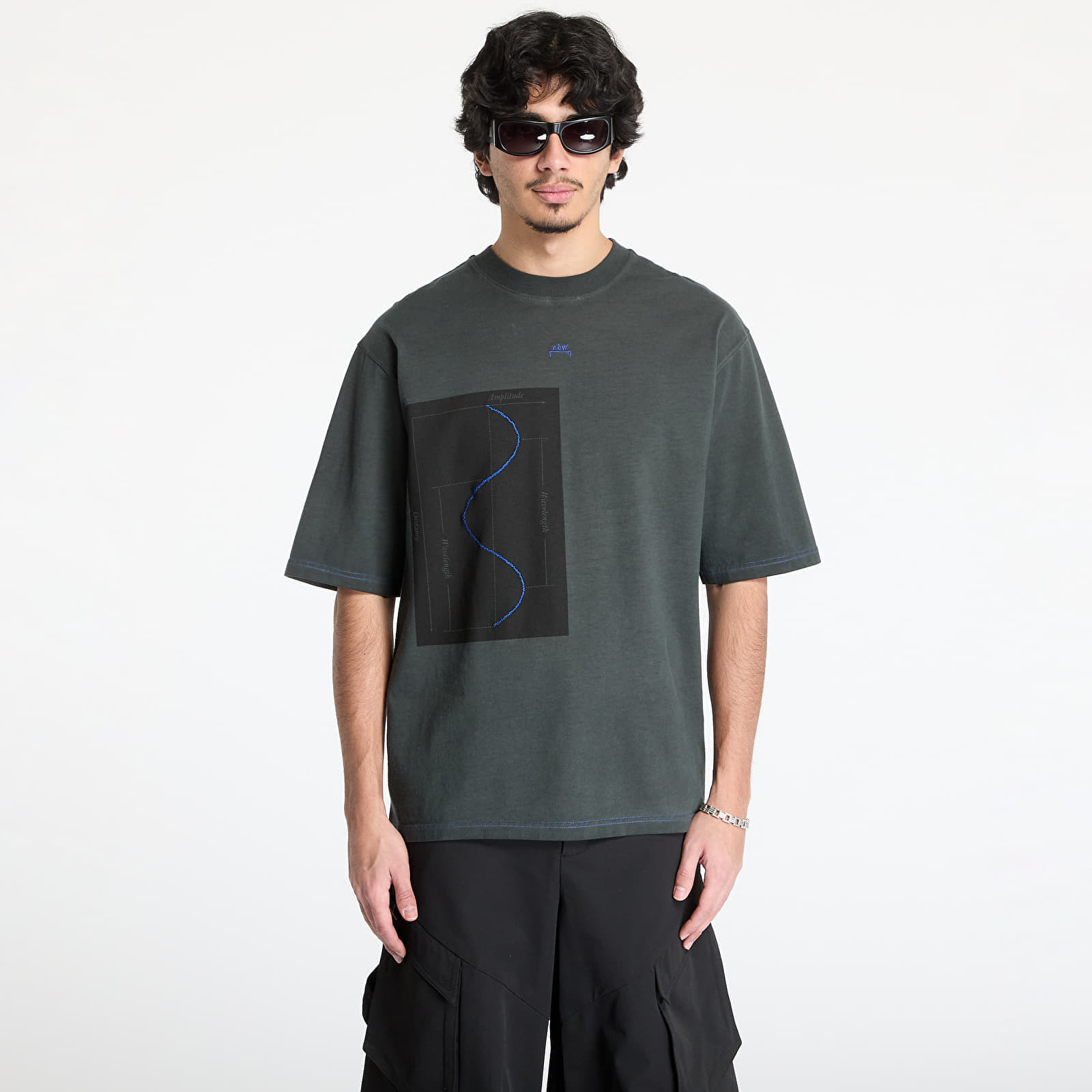 Tričko A-COLD-WALL* Waveform T-Shirt Black L