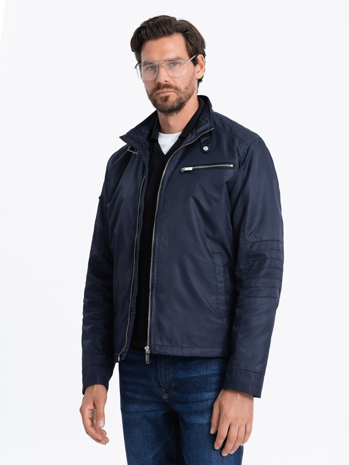 Ombre Men's biker jacket