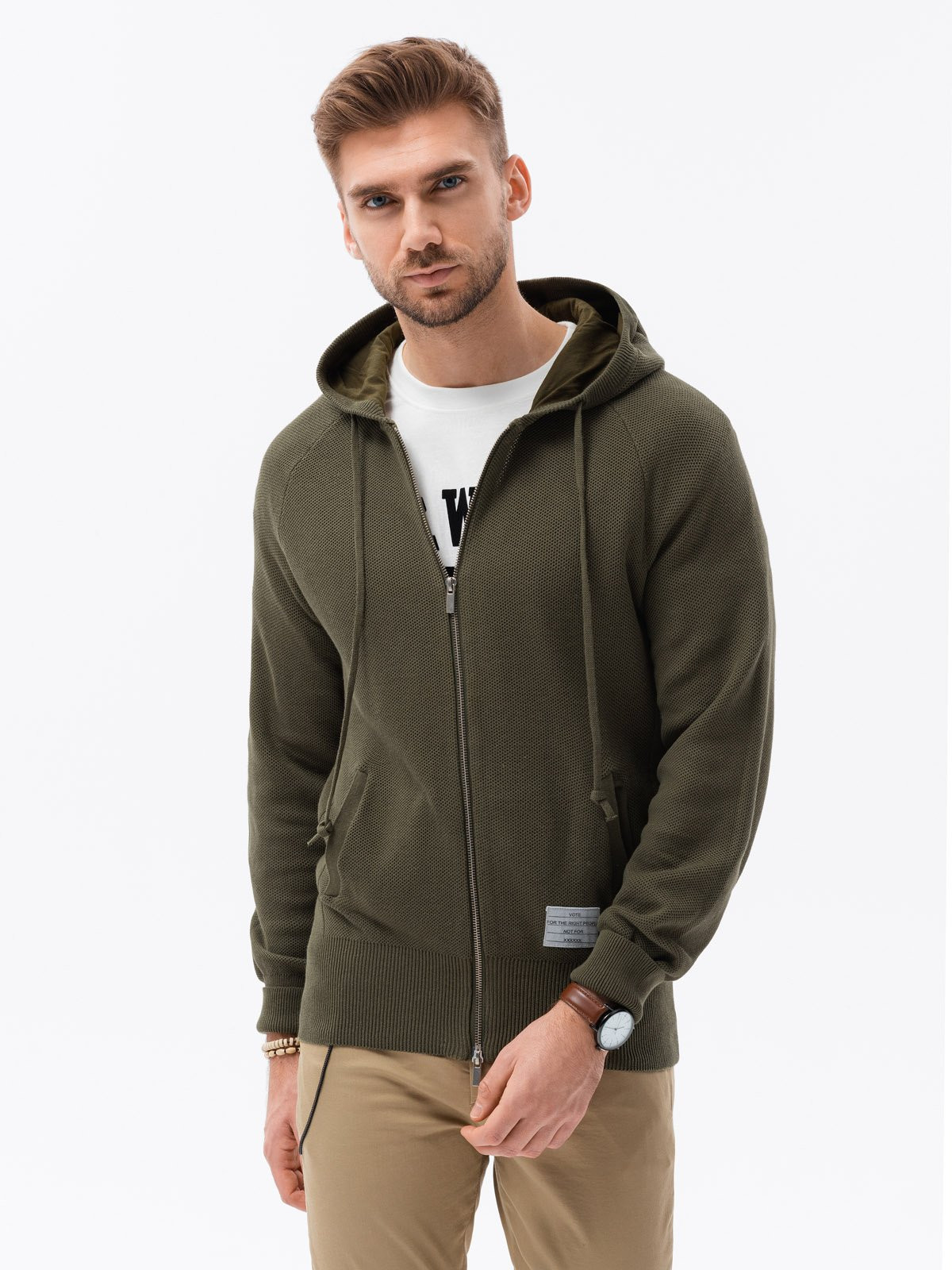 Ombre Men's zip-up sweatshirt
