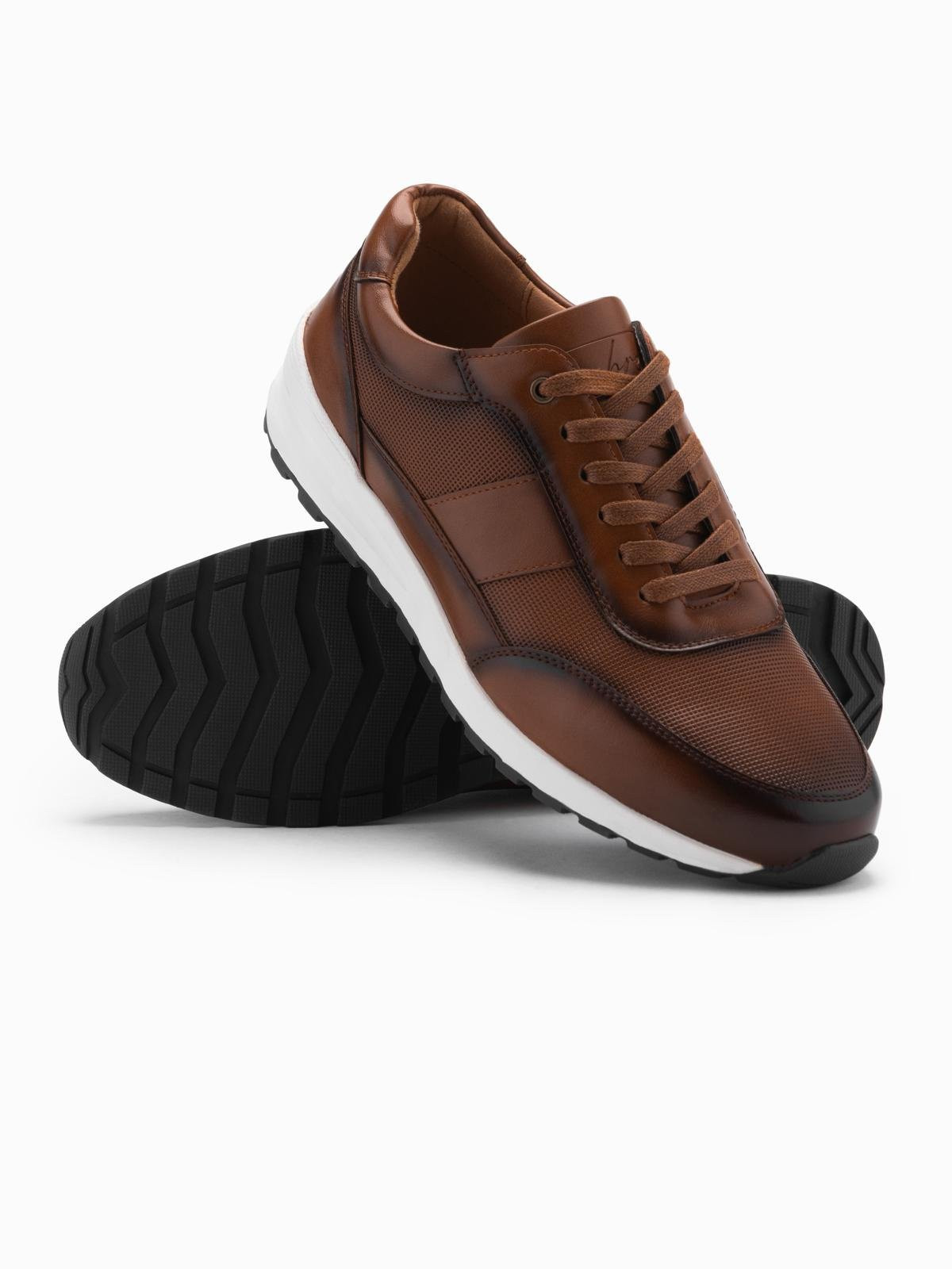 Ombre Men's high top canvas sneakers shoes - olive