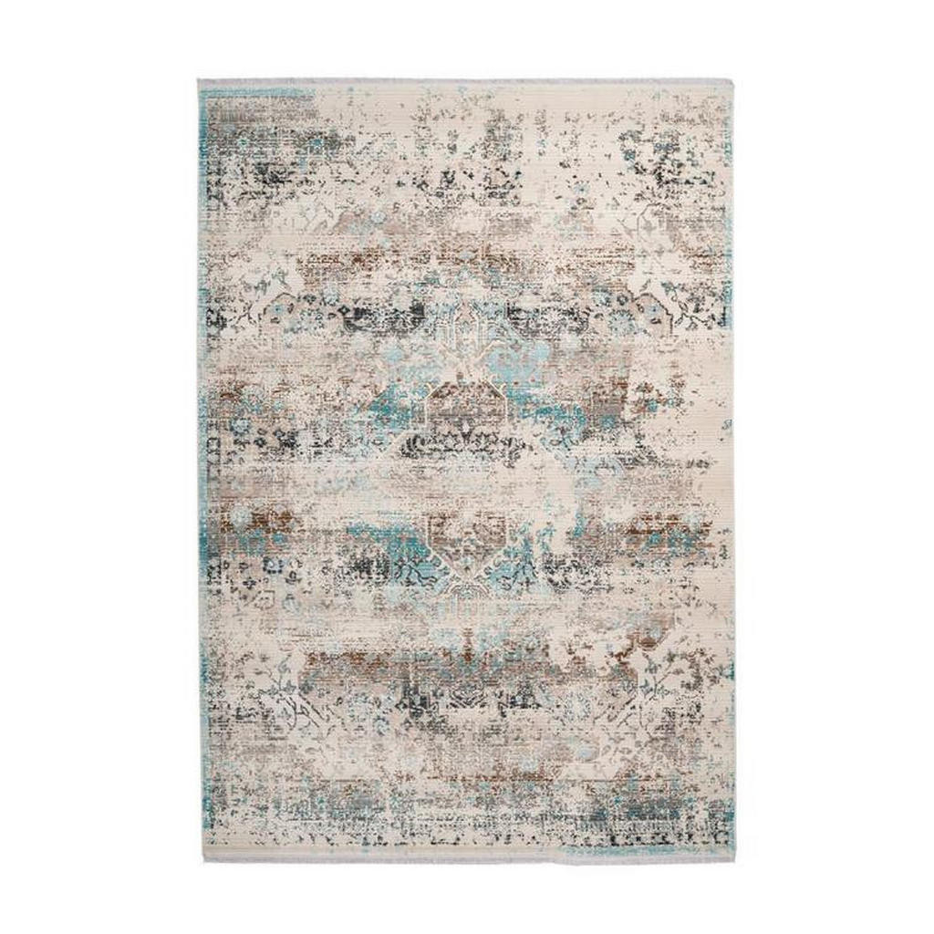 XXXL VINTAGE KOBEREC, 80/150 cm, tyrkysová, sivohnedá