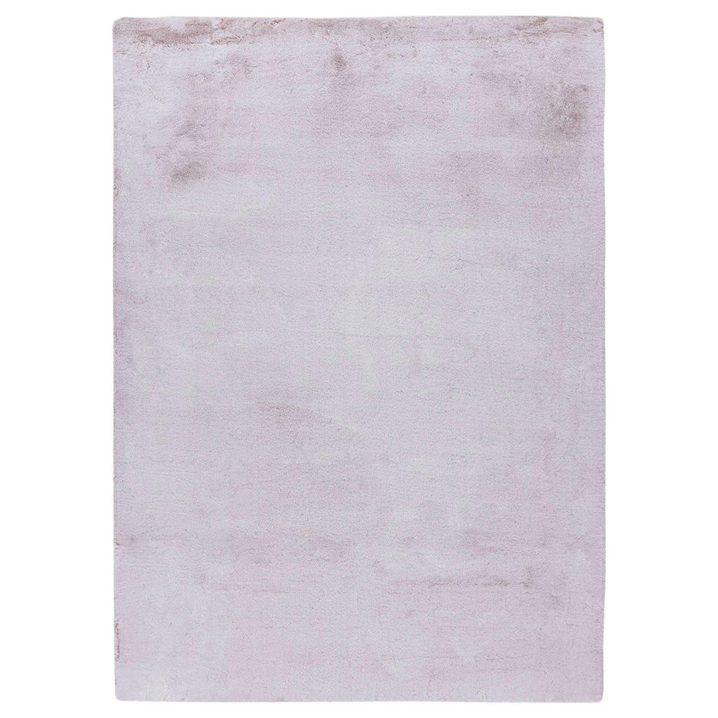 XXXL KOBEREC S VYSOKÝM VLASOM, 80/150 cm, ružová, biela