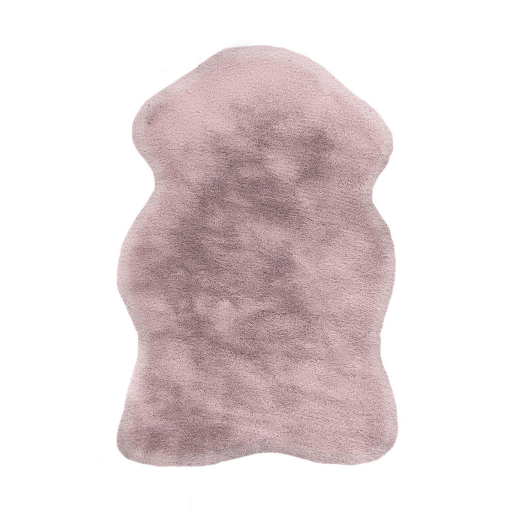 XXXL KOBEREC S VYSOKÝM VLASOM, 60/90 cm, ružová