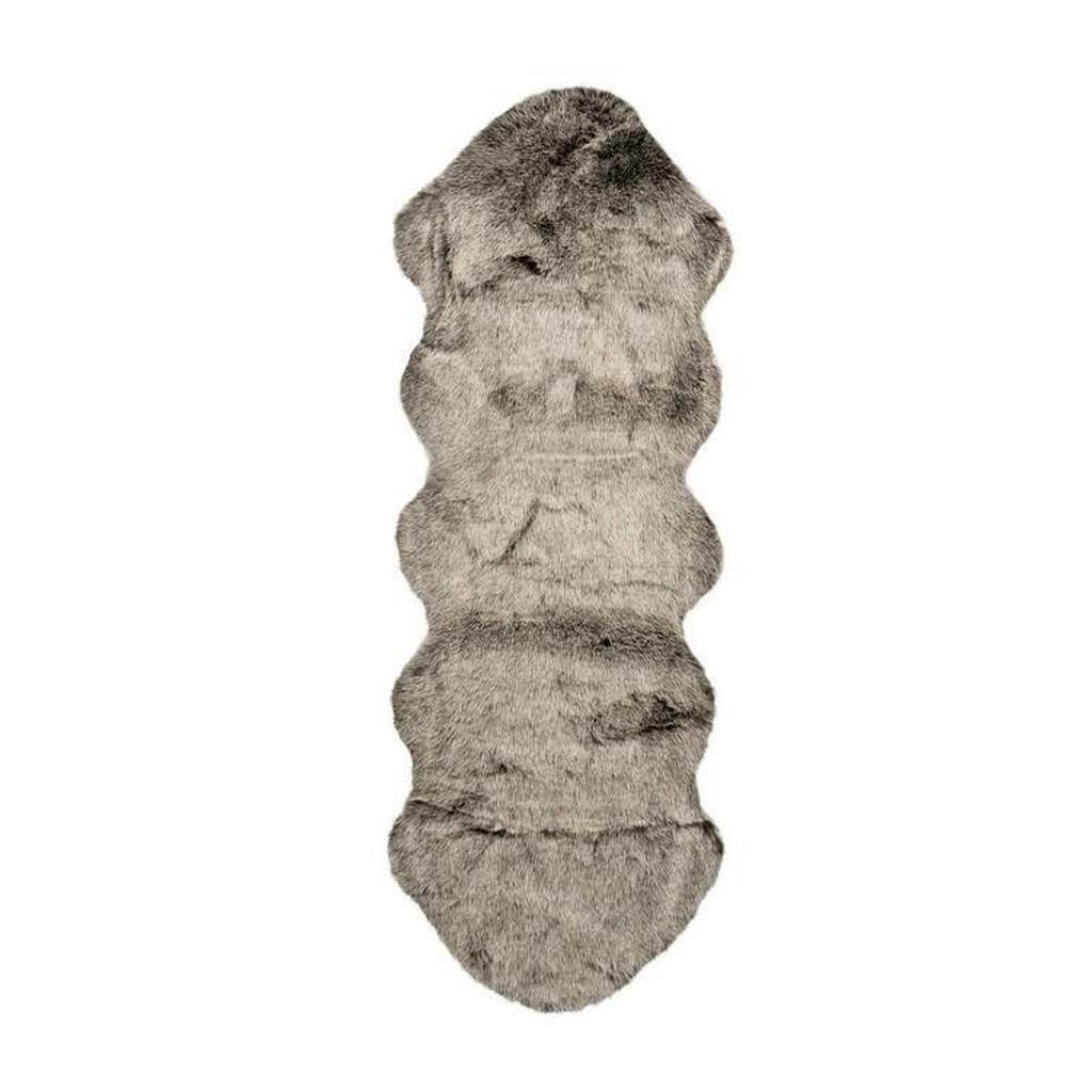 XXXL KOŽUŠINOVÝ KOBEREC, 60/180 cm, hnedá, olivovozelená