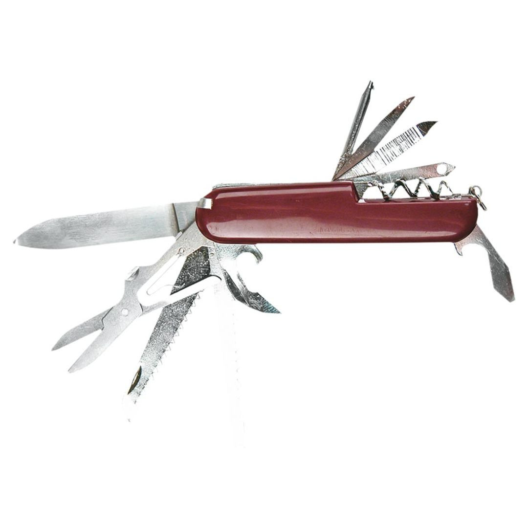 Nôž Top Tools Multi 13 funkcií - červený