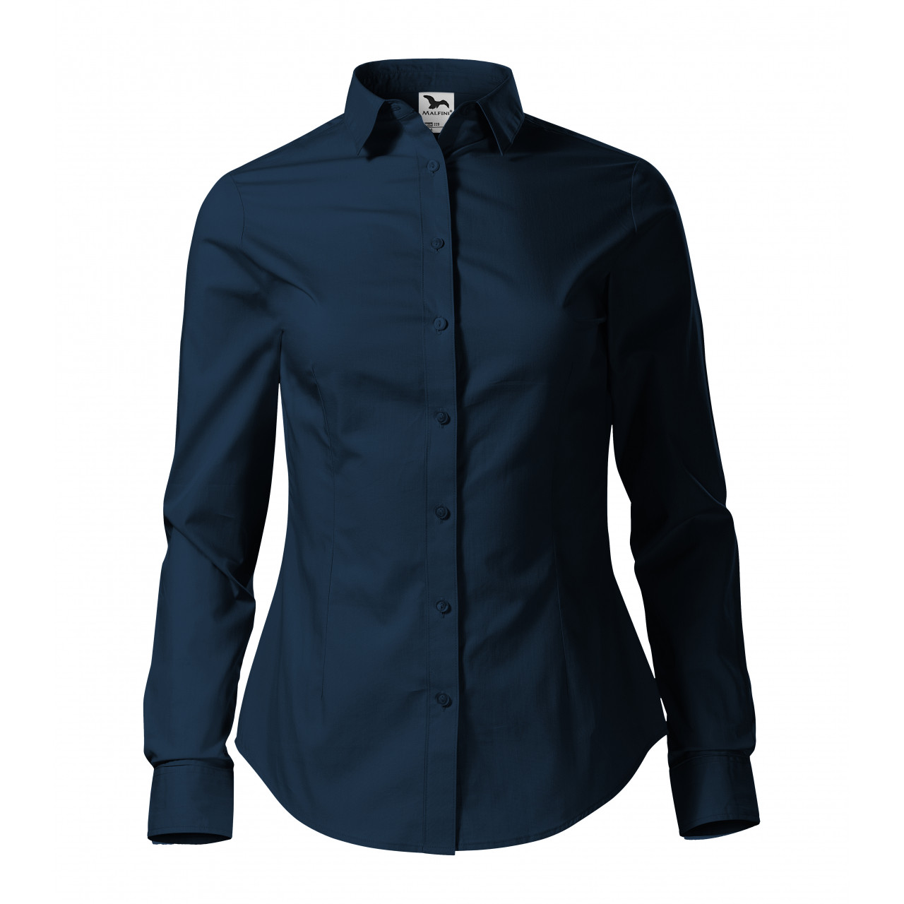 Košeľa dámska Malfini Style LS - navy, S