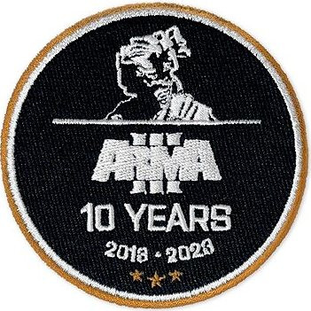 Arma 3 10th Anniversary Velcro Patch