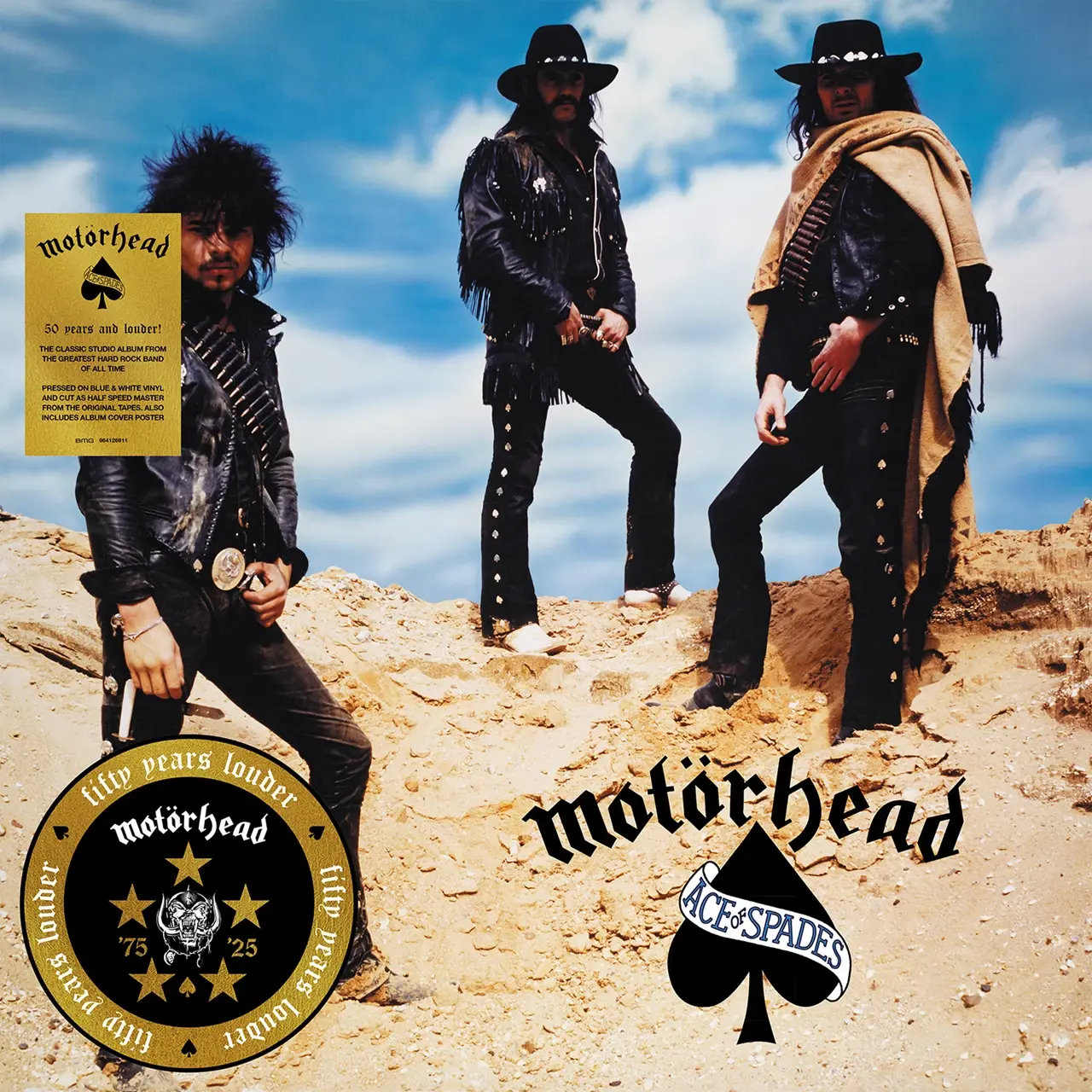 Ace of Spades (50th Anniversary Edition) (Blue & White Vinyl)