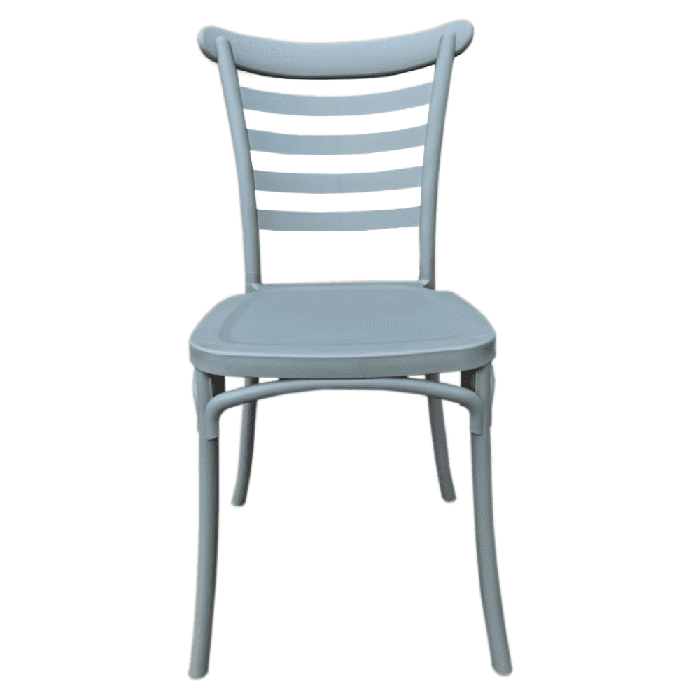 KONDELA Stohovateľná stolička, sivá, SAVITO