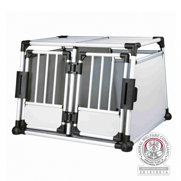 Trixie prepravka transport dvojitá hliník 93x64x88cm do 50kg