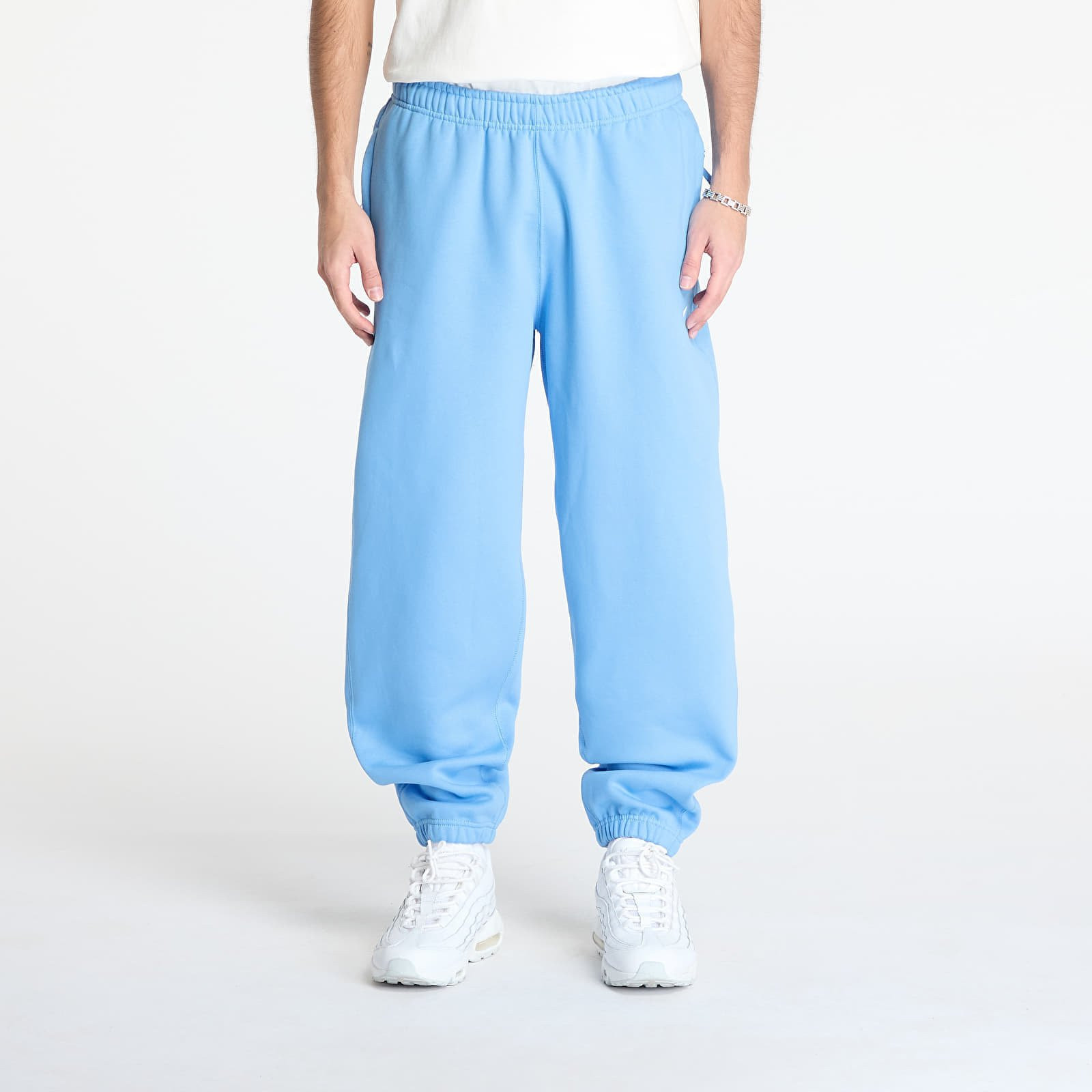 Nike Solo Swoosh Men's Fleece Pants University Blue/ White XS
