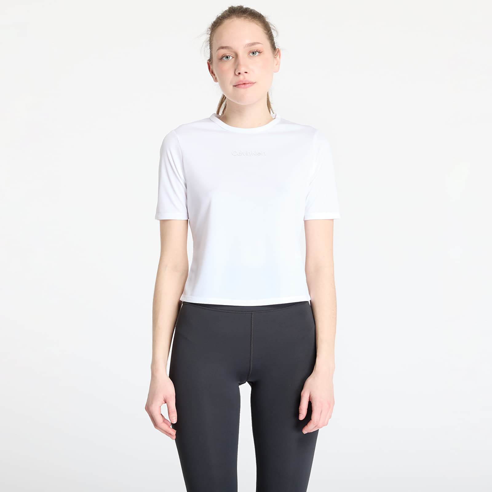 Tričko Calvin Klein Sport Short Sleeve Tee White XS