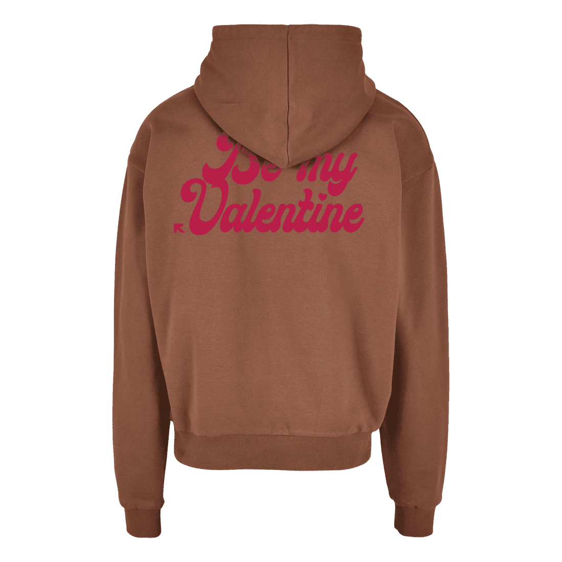 Ruka Hore mikina Be My Valentine Hnedá S