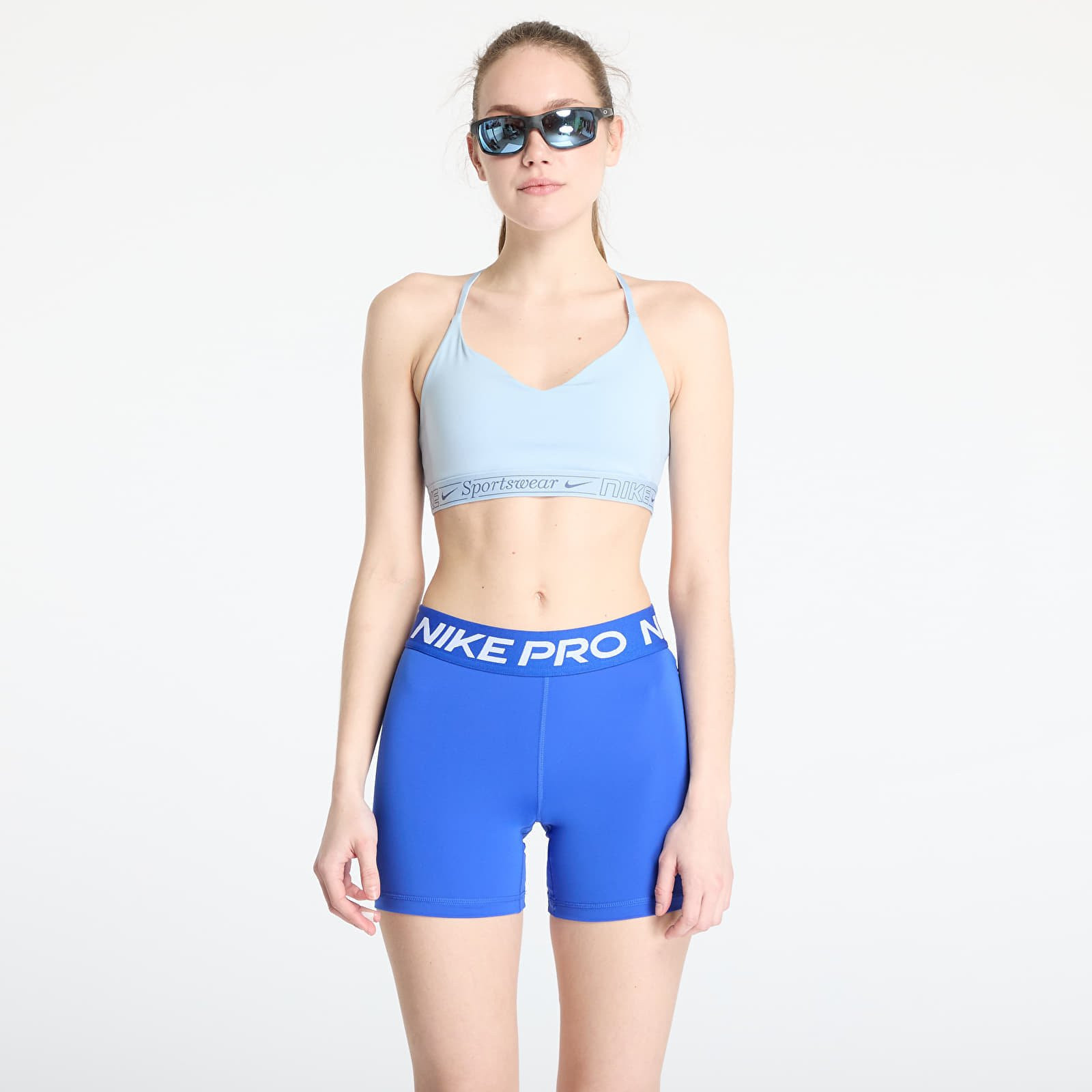 Nike Indy Women's Light-Support Padded Adjustable Sports Bra Lt Armory Blue XS