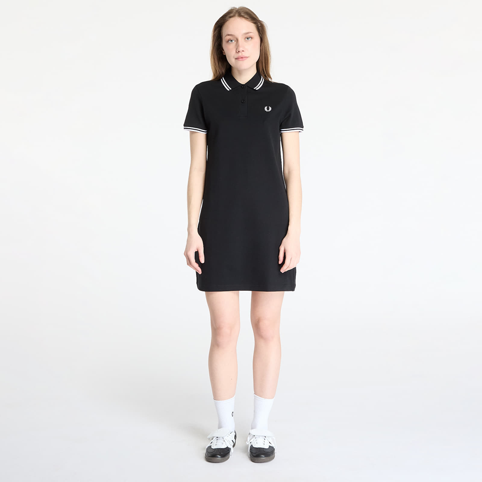 FRED PERRY The Twin Tipped Dress Black 34