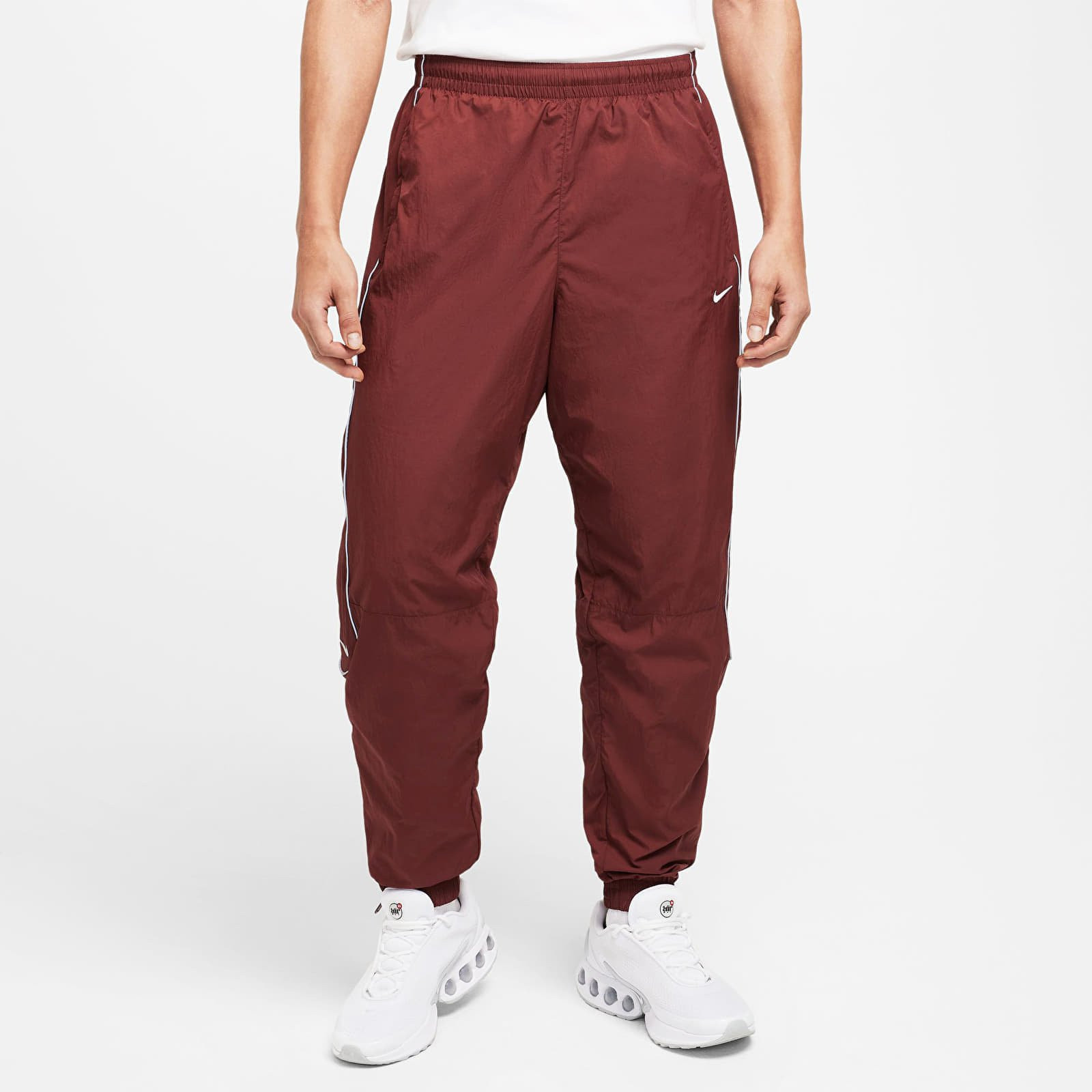 Kalhoty Nike Solo Swoosh Men's Track Pants Dark Pony/ White S