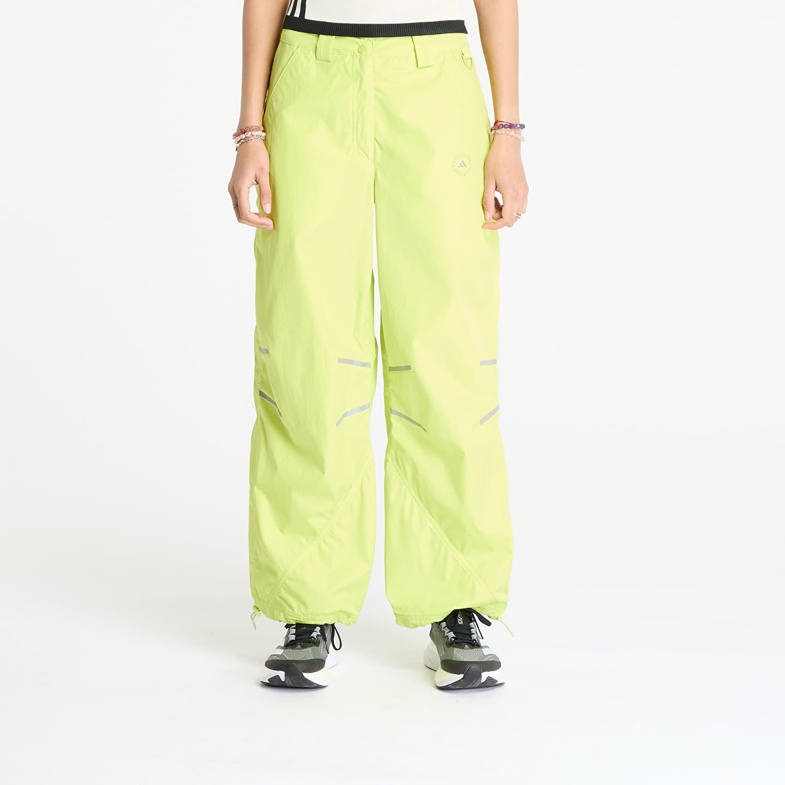Kalhoty adidas x Stella McCartney Woven Trackpants Green/ Bahia Glow S